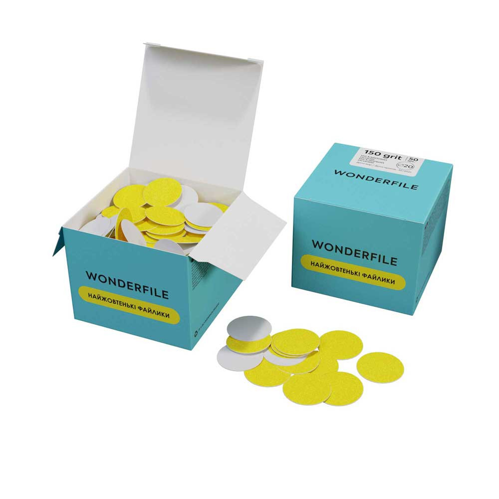 Клейові файли Wonderfile диск 20 мм, 120 гр, 50 шт 