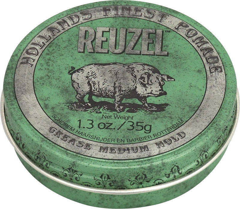 Воск для укладки волос мужской Green Grease Medium Hold Reuzel, 35 г