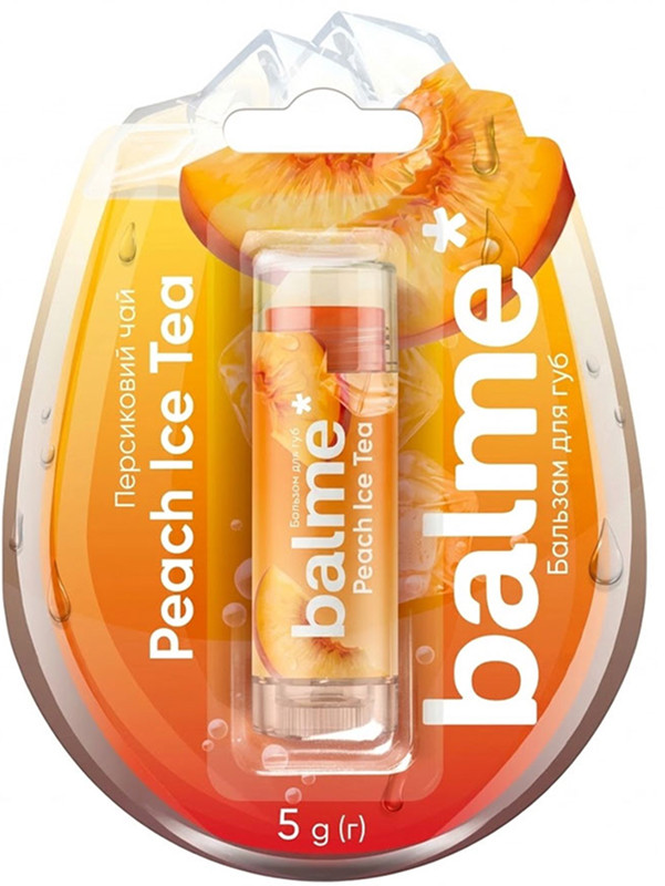 Бальзам для губ Peach Ice Tea Balme, 5 г