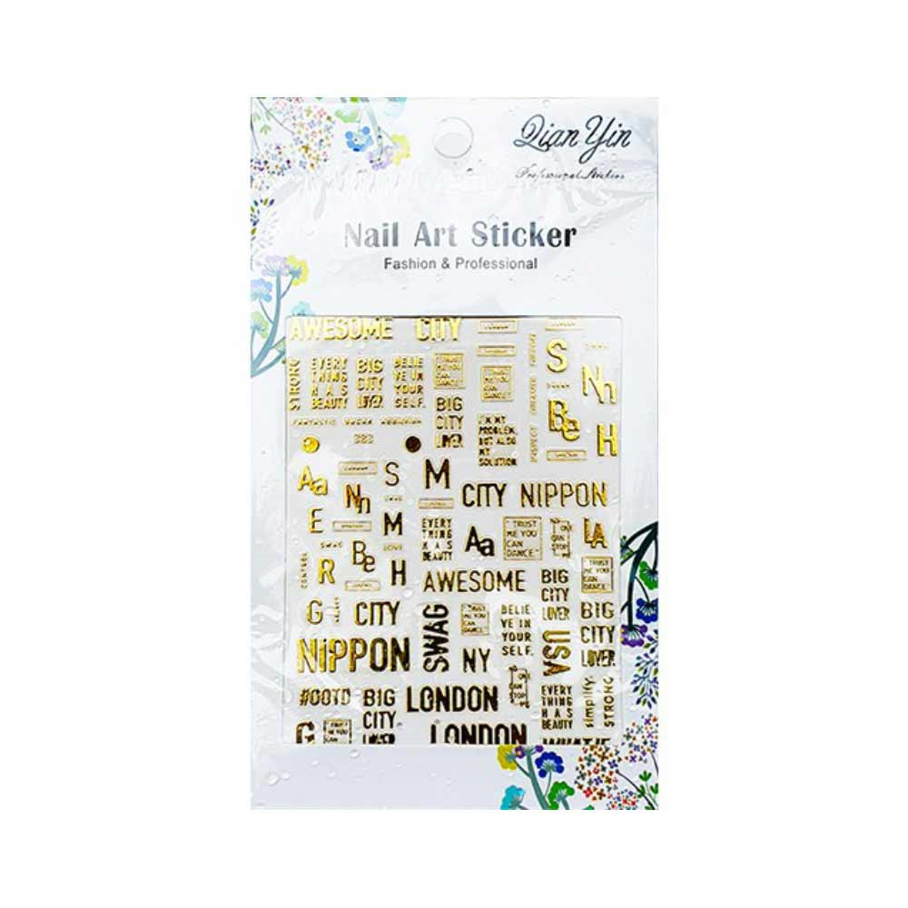 Наклейки London золото