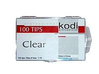 Типсы Regular Clear Kodi, 100 шт