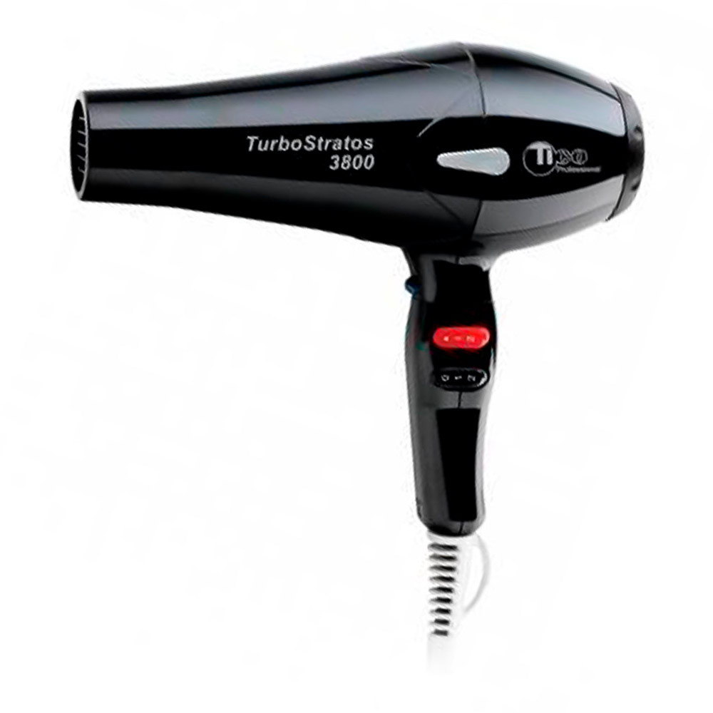 Фен TICO TURBO STRATOS 3800, 2200-2400W черный 100004 BK*
