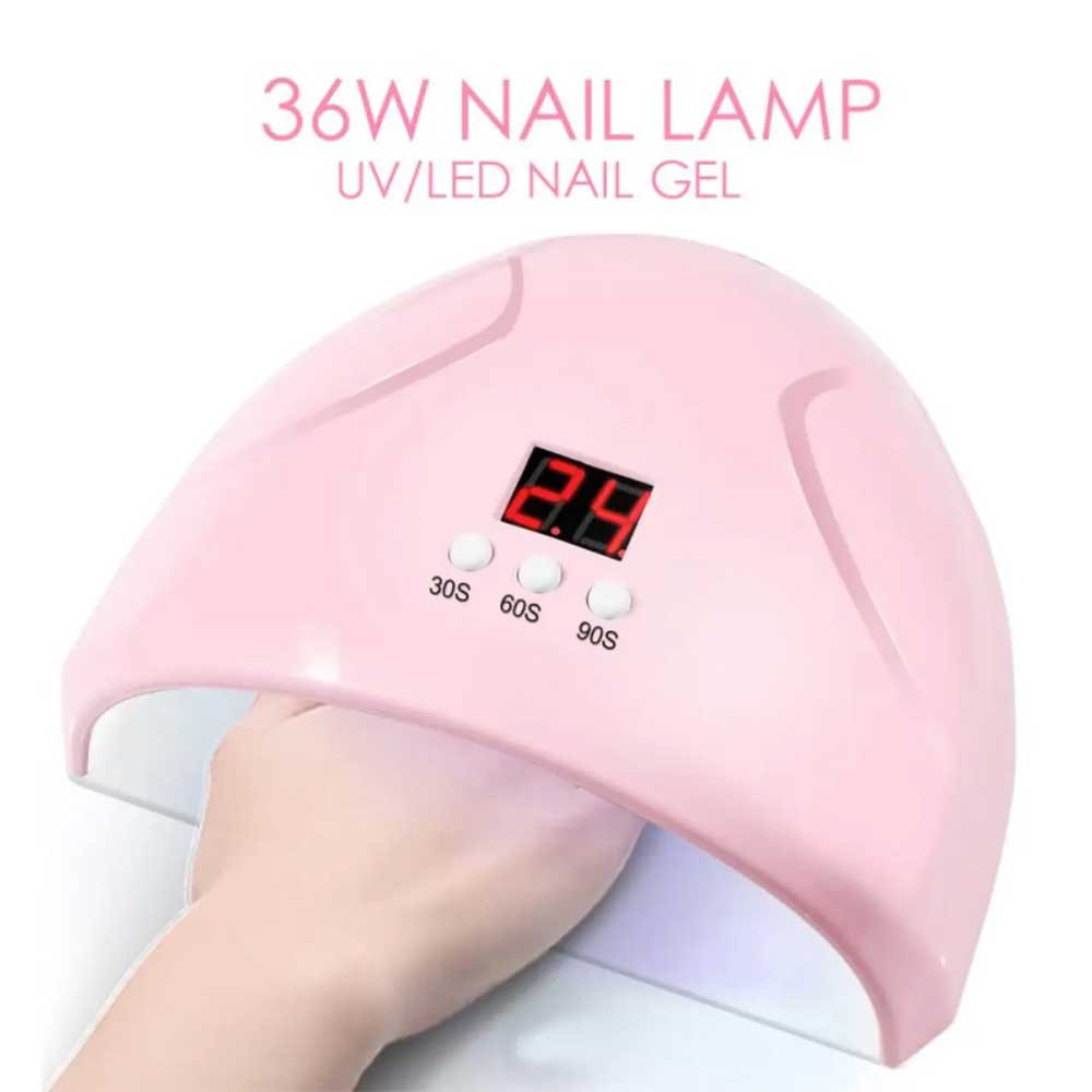 Лампа для манікюру Uv-Led SUN ONE Mini-1 36 вт USB (рожева)  Фото 6 