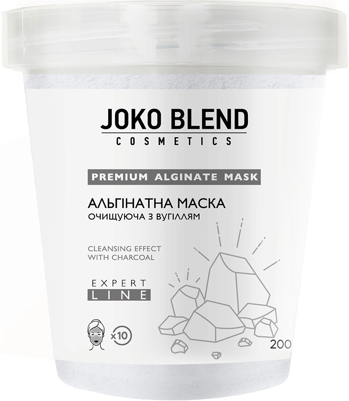 Маска альгінатна очищаюча з вугіллям Joko Blend 200 г