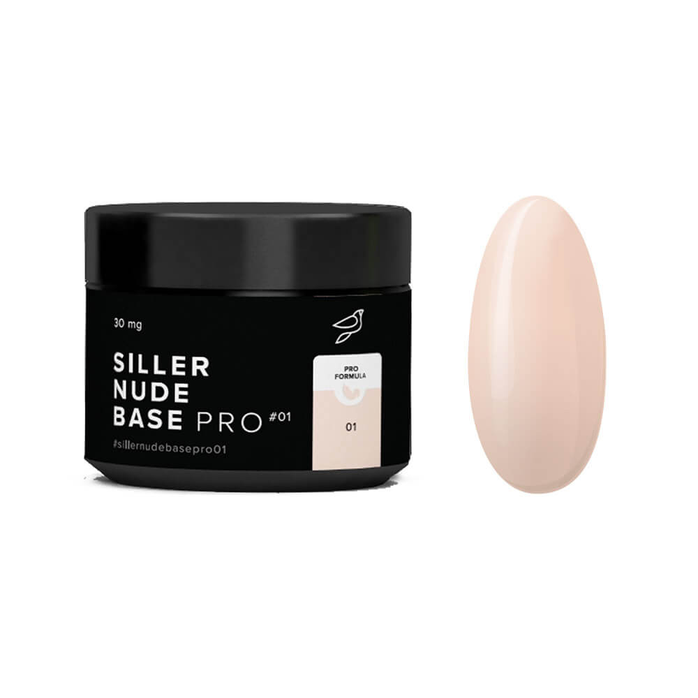 Основа під гель-лак №1 Nude Pro Base Siller, 30 мл