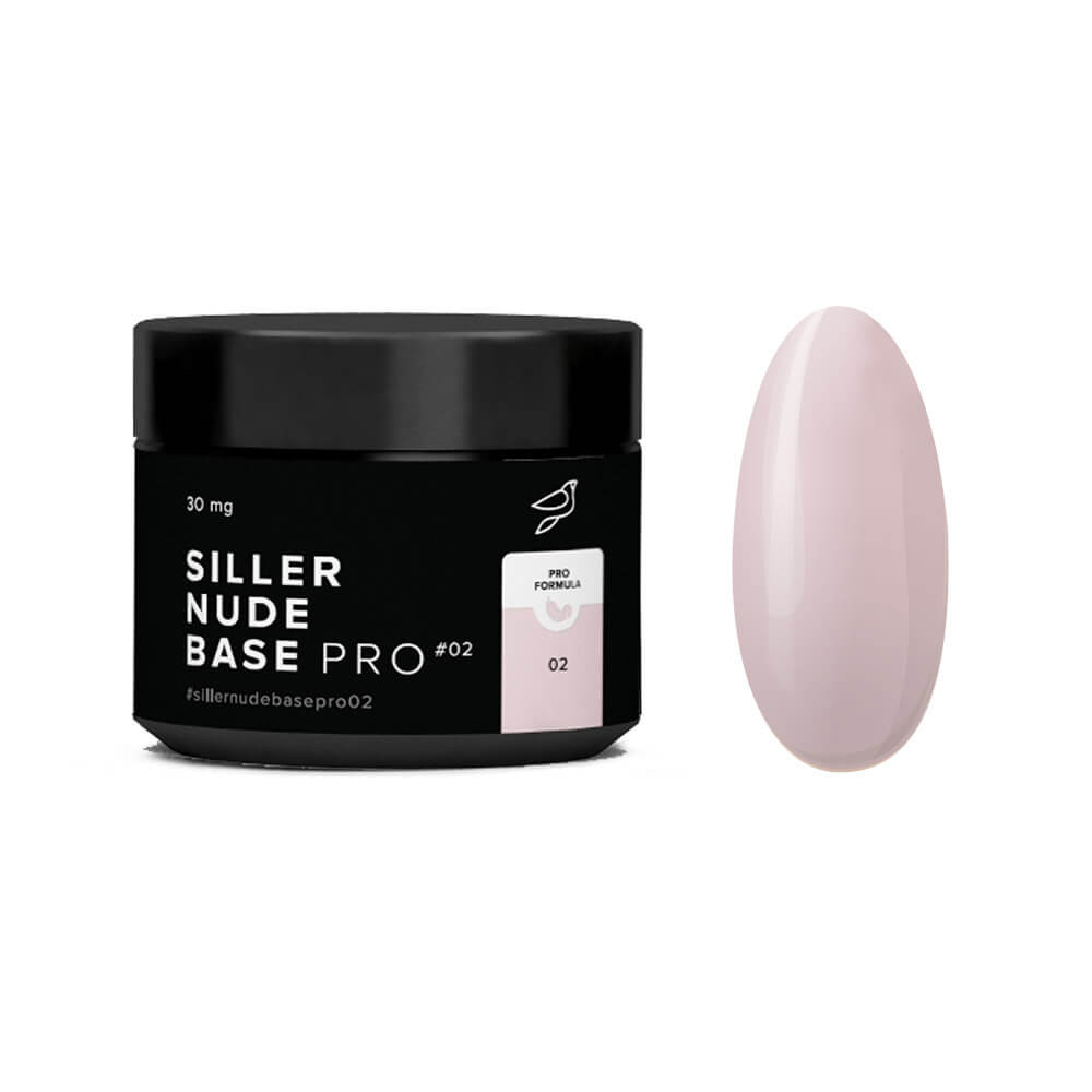 Основа під гель-лак №2 Nude Pro Base Siller, 30 мл