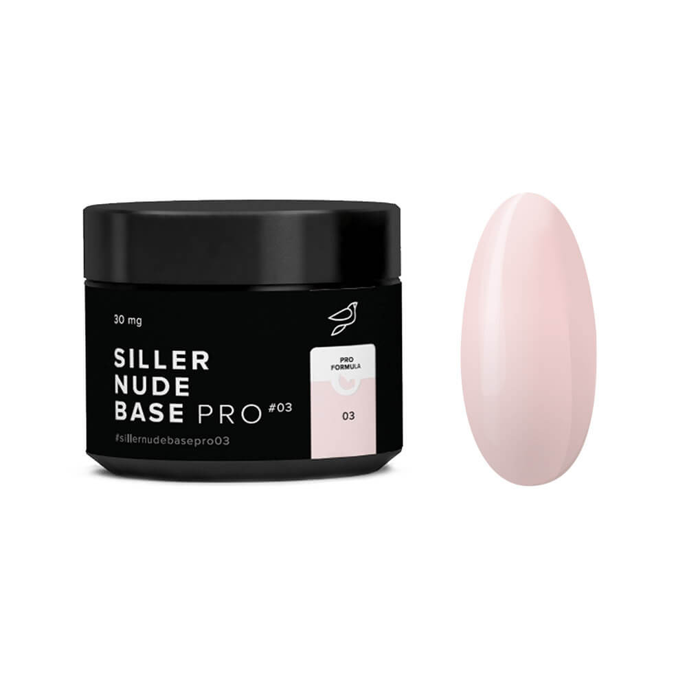 Основа под гель-лак №3 Nude Pro Base Siller, 30 мл