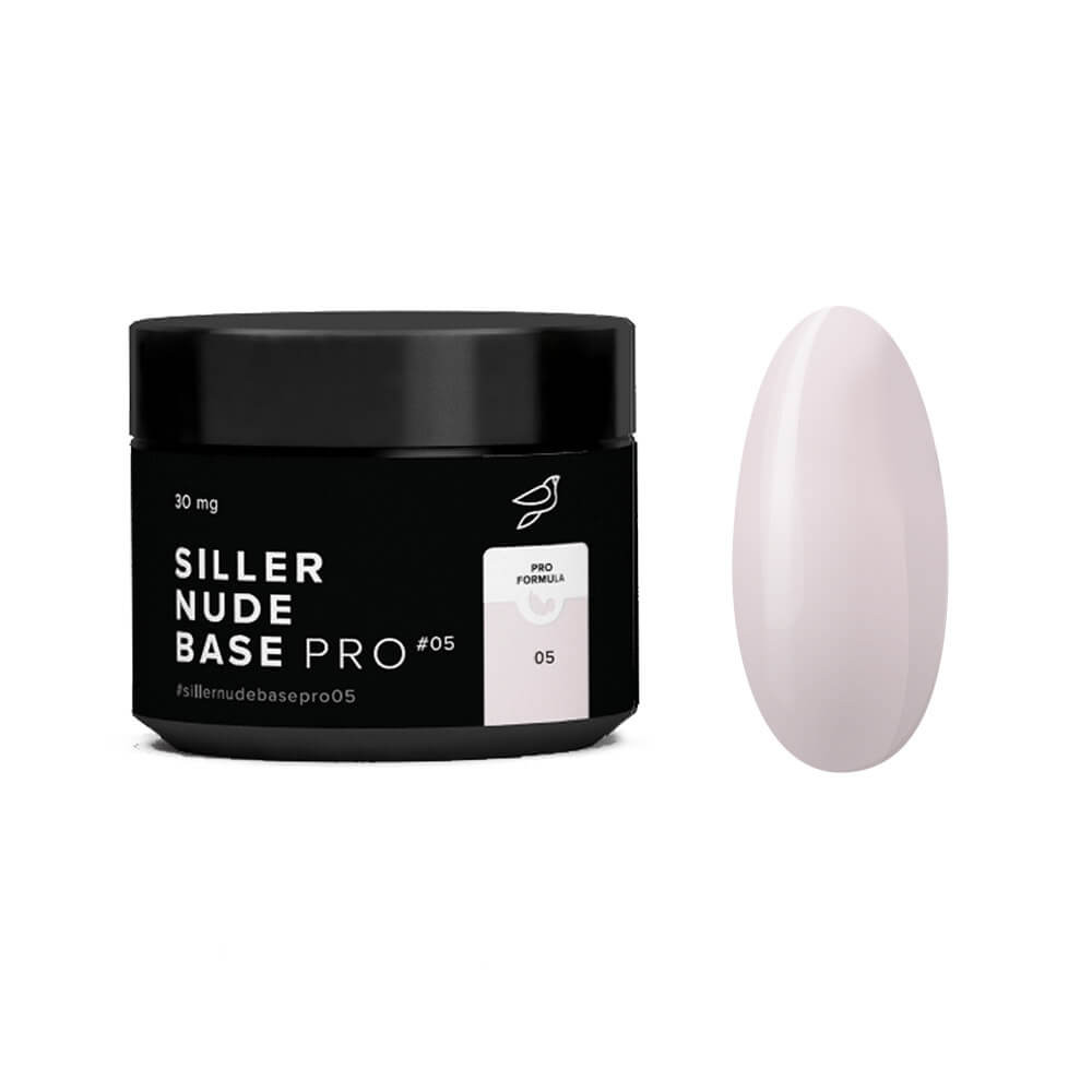 Основа под гель-лак №5 Nude Pro Base Siller, 30 мл