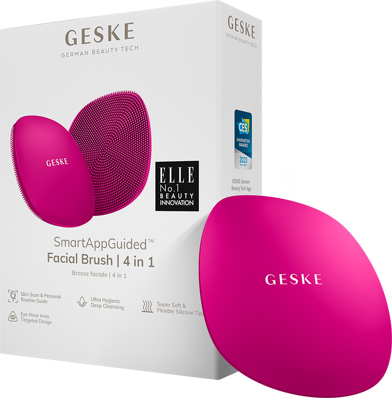 Щетка для лица GESKE Facial Brush 4 в 1 сиреневый на beauty-prof.com Щетка для лица GESKE Facial Brush 4 в 1 сиреневый