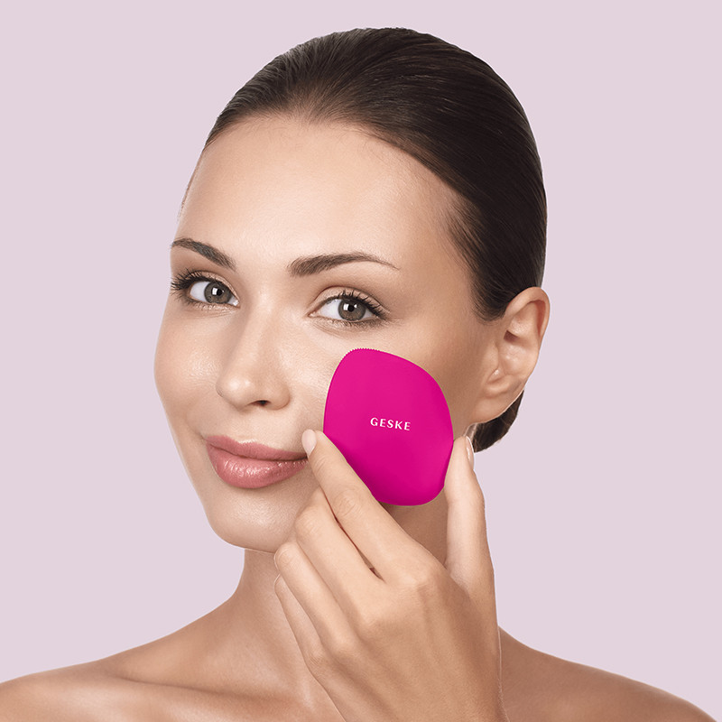Щетка для лица GESKE Facial Brush 4 в 1 сиреневый Фото 4