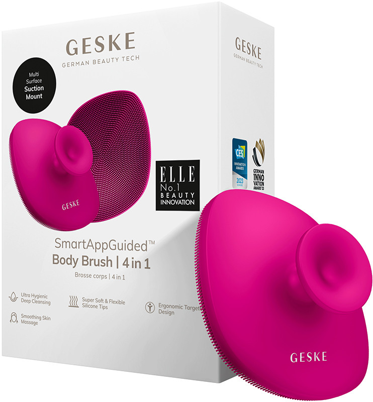Щетка для тела GESKE Body Brush 4 в 1 сиреневый на beauty-prof.com Щетка для тела GESKE Body Brush 4 в 1 сиреневый