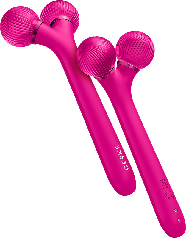 Електронний звуковий ролик для обличчя GESKE Sonic Facial Roller 4 в 1 бузковий на beauty-prof.com Фото 3 Електронний звуковий ролик для обличчя GESKE Sonic Facial Roller 4 в 1 бузковий Фото 3