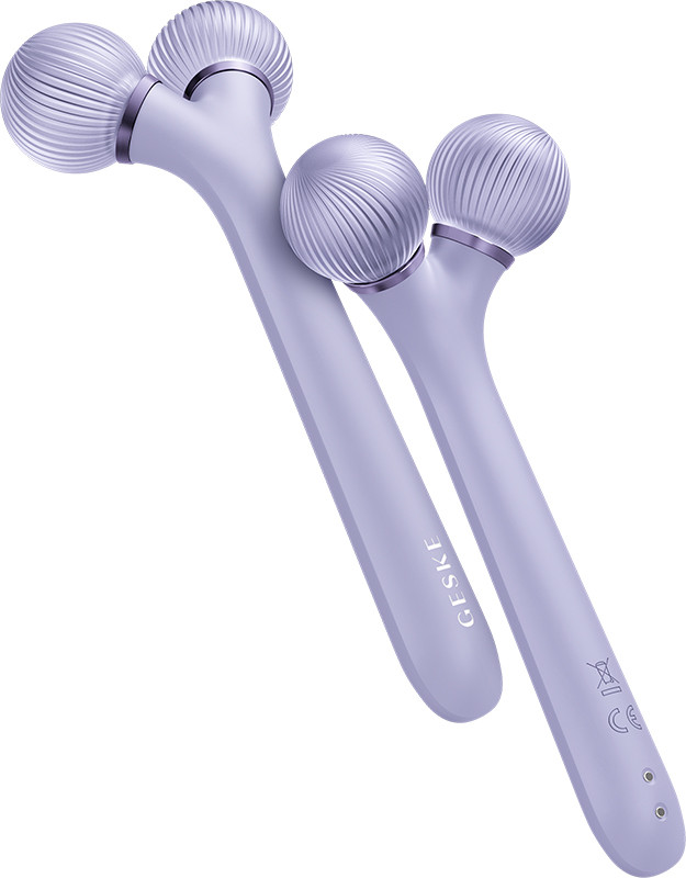 Електронний звуковий ролик для обличчя GESKE Sonic Facial Roller 4 в 1 фіолетовий на beauty-prof.com Фото 3 Електронний звуковий ролик для обличчя GESKE Sonic Facial Roller 4 в 1 фіолетовий Фото 3