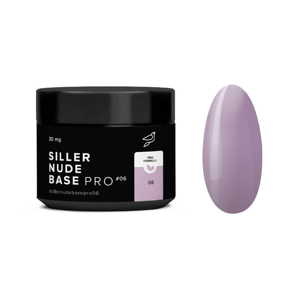 Основа під гель-лак №6 Nude Pro Base Siller, 30 мл