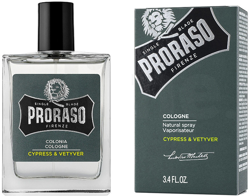 Одеколон Cypress&Vetyver Cologne Proraso, 100 мл  Фото 2 