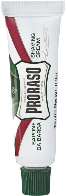 Крем для бритья с экстрактом эвкалипта и ментолом Proraso, 10 мл