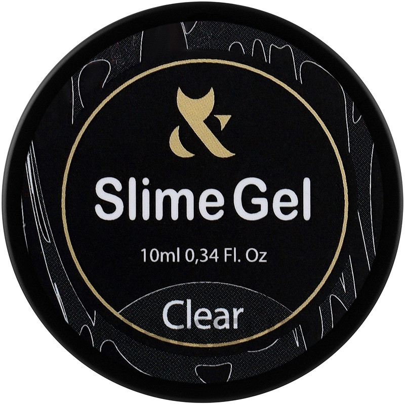 Гель-жвачка для дизайна Slime Gel Clear F.O.X, 10 мл Фото 2