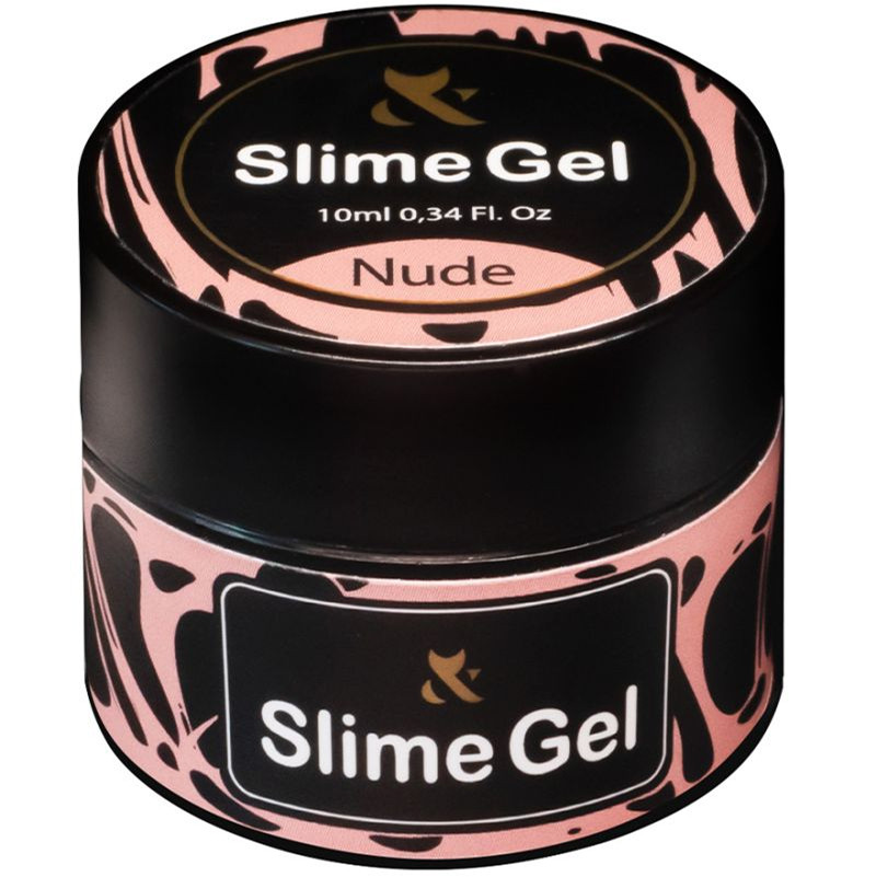 Гель-жвачка для дизайна Slime Gel Nude F.O.X, 10 мл