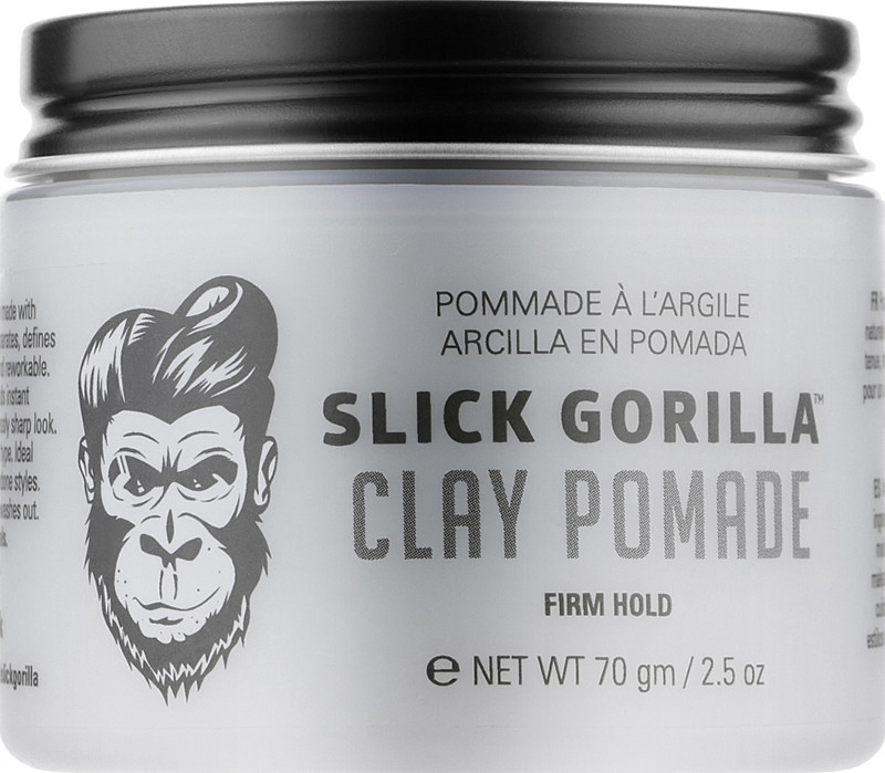 Глина для укладки волос Clay Pomade Slick Gorilla, 70 г
