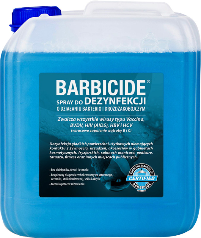Жидкость для дезинфекции поверхностей Spray Barbicide, 5 л