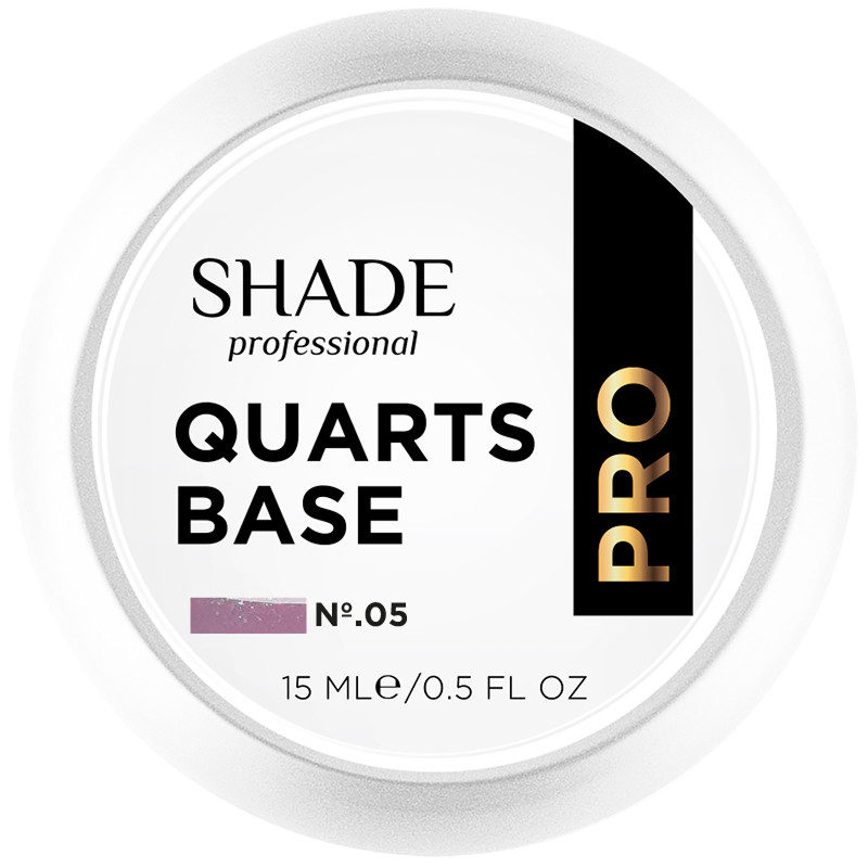 Основа каучукова з блиском Quarts base №5 Shade, 15 мл Фото 2