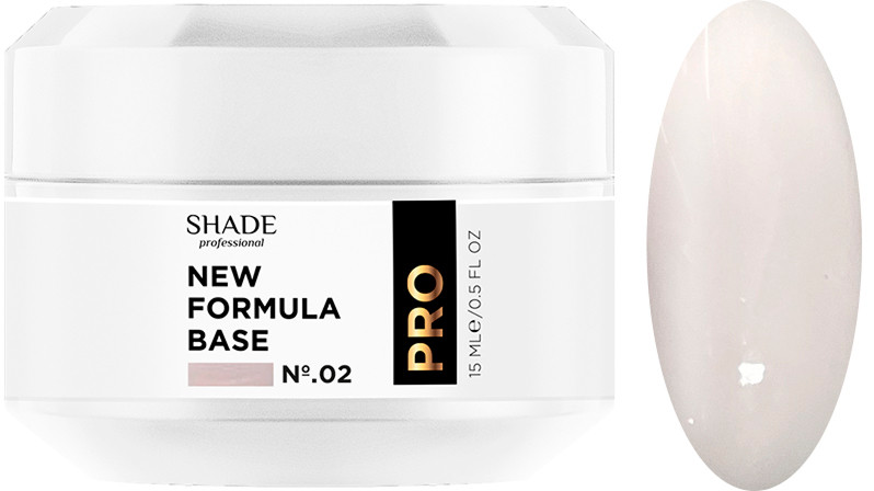 Основа каучукова New formula base №2 Shade, 15 мл на beauty-prof.com Основа каучукова New formula base №2 Shade, 15 мл