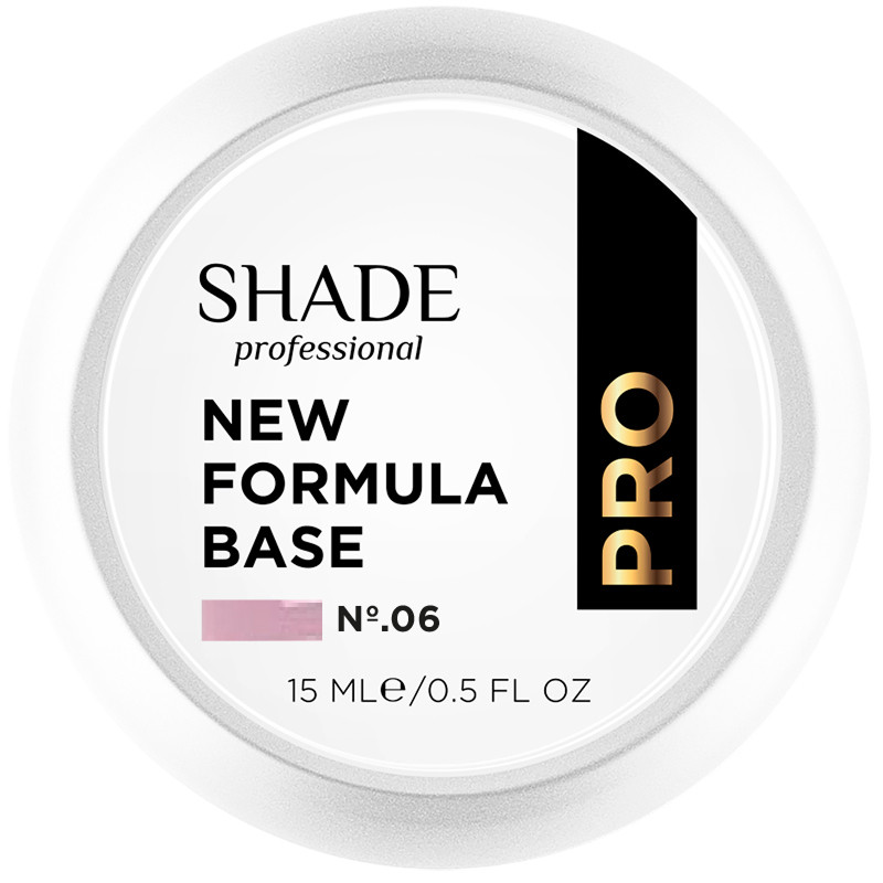 Основа каучукова New formula base №6 Shade, 15 мл на beauty-prof.com Фото 2 Основа каучукова New formula base №6 Shade, 15 мл Фото 2