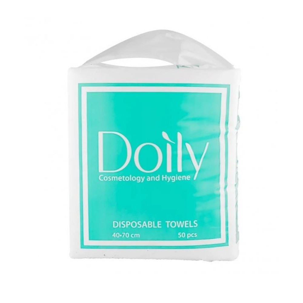 Рушники гладкі 40х70 см Compact Aqua Absorb Doily, 50 шт