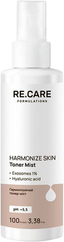 Тонер-мист гармонизирующий Harmonize Skin Toner Mist RECARE, 100 мл