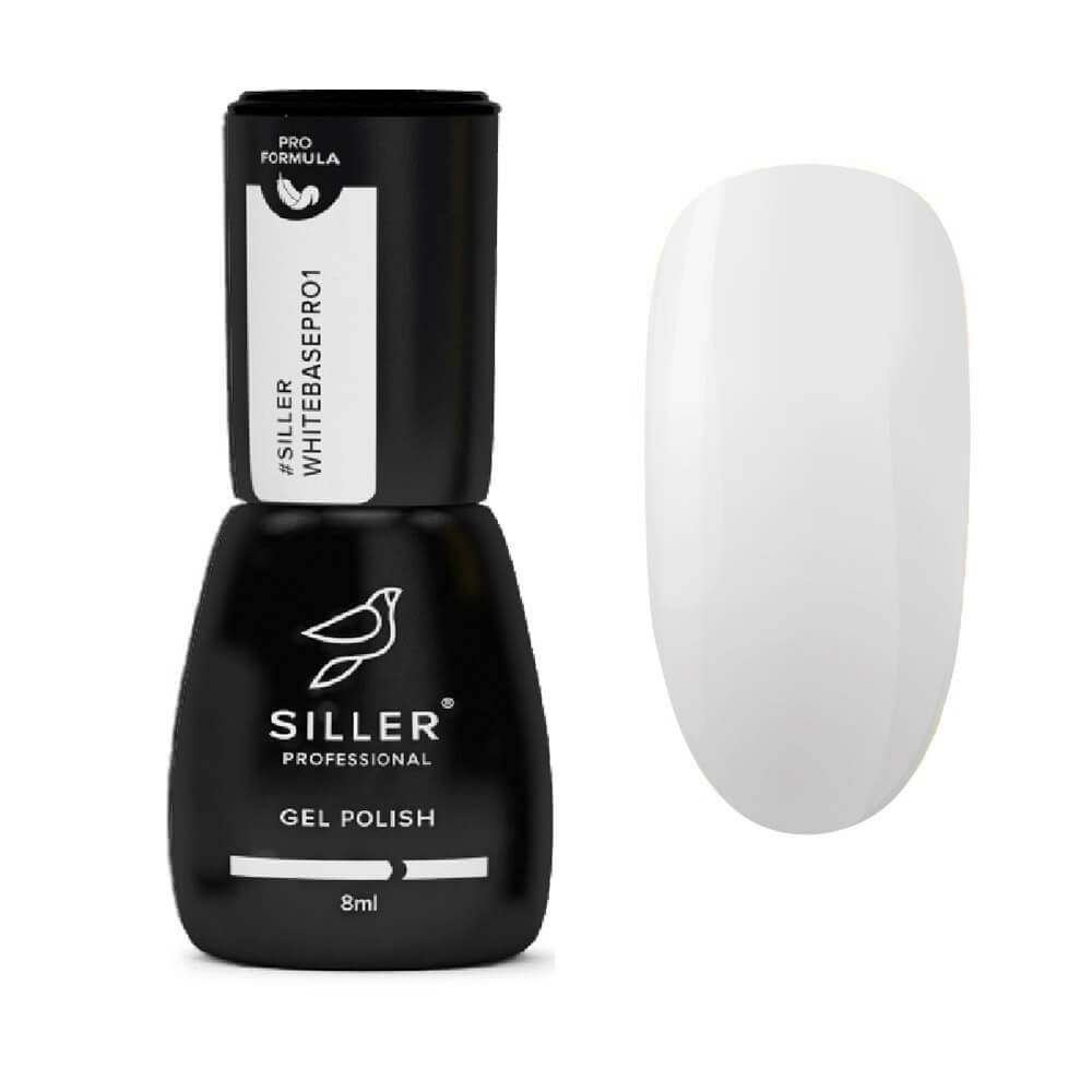 База для гель-лака White Pro №1 Siller, 8 мл
