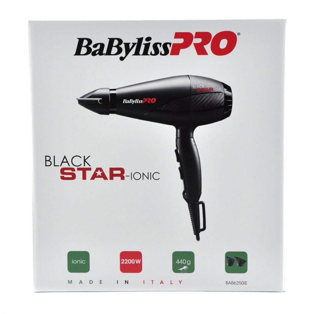 Фен д/волосся BaByLiss PRO BLACK STAR 2200 BAB6250IE  Фото 2 