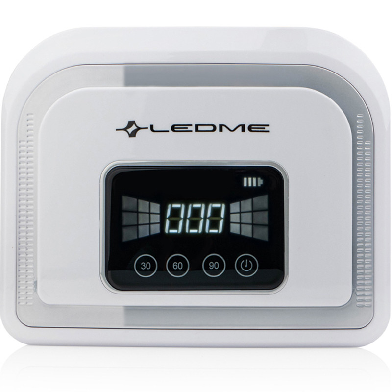 Лампа для манікюру з акумулятором LEDME 5В 120W SILVER  Фото 2 