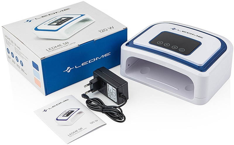 Лампа для маникюра с аккумулятором LEDME 5В 120W BLUE  Фото 3 