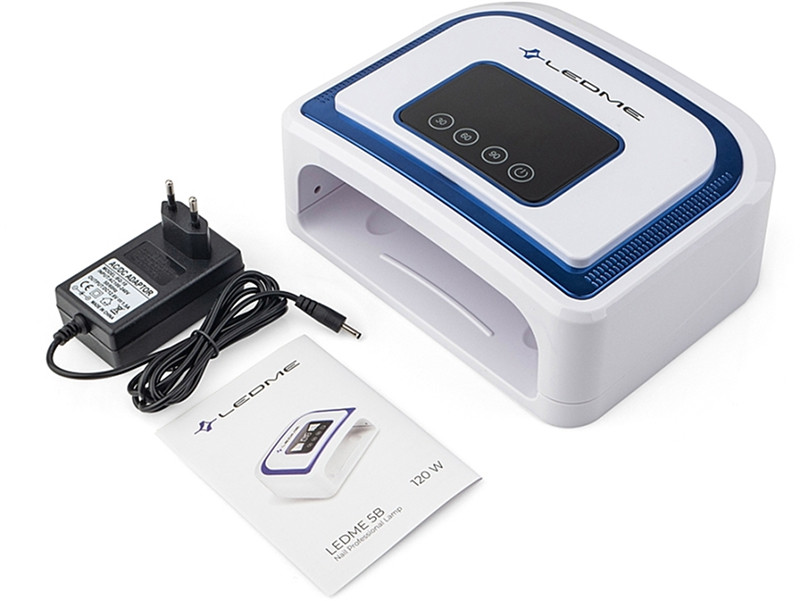 Лампа для маникюра с аккумулятором LEDME 5В 120W BLUE Фото 4