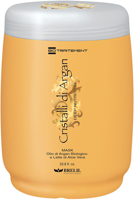 Маска для глубокого восстановления Deep Nutrition Mask Cristalli Di Argan BRELIL  1000ml