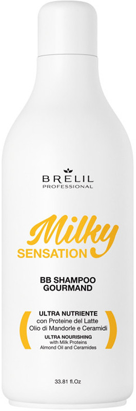 Ультрапитательный шампунь BB SHAMPOO GOURMAND Milky Sensation BRELIL 1000ml