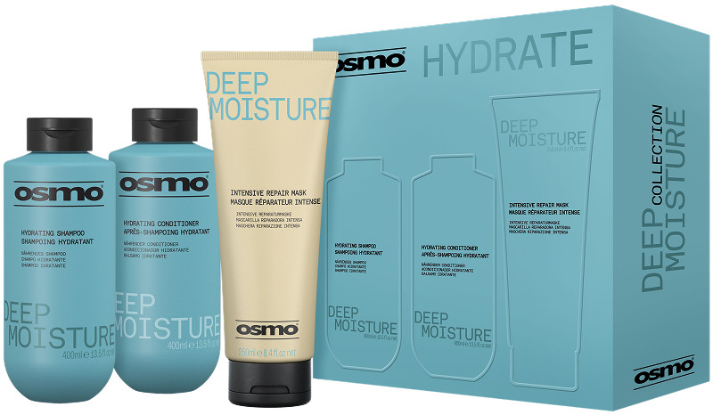 Набір для сухого волосся Deep Moisture 2025 NEW OSMO (400 мл/400 мл/250 мл) 