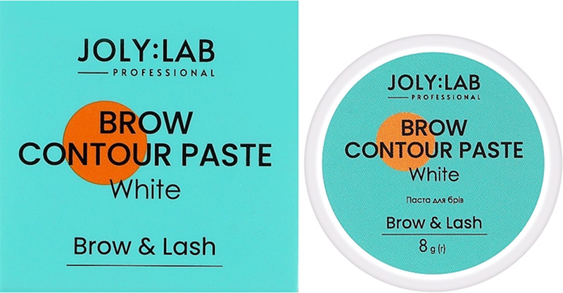 Паста для бровей Brow Contour Paste White Joly:Lab, 8 г  Фото 2 