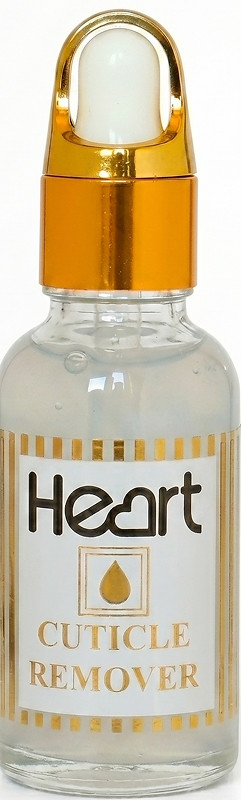 Гель кислотний для видалення кутикул Cuticle Remover Heart, прозорий 15 мл