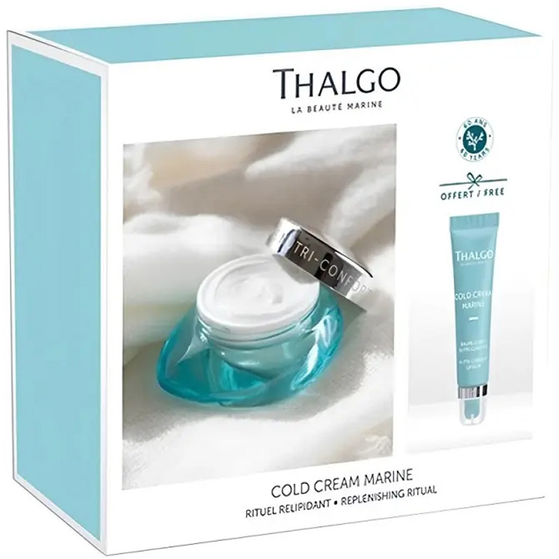 Набір "Гавань Розслаблення" для сухої шкіри обличчя Cold Cream Marine Thalgo, (50мл/15мл) на beauty-prof.com Фото 2 Набір "Гавань Розслаблення" для сухої шкіри обличчя Cold Cream Marine Thalgo, (50мл/15мл) Фото 2