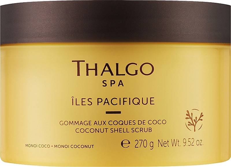 Скраб для тела с кокосовой скорлупой Coconut Shell Scrub Thalgo, 270 мл