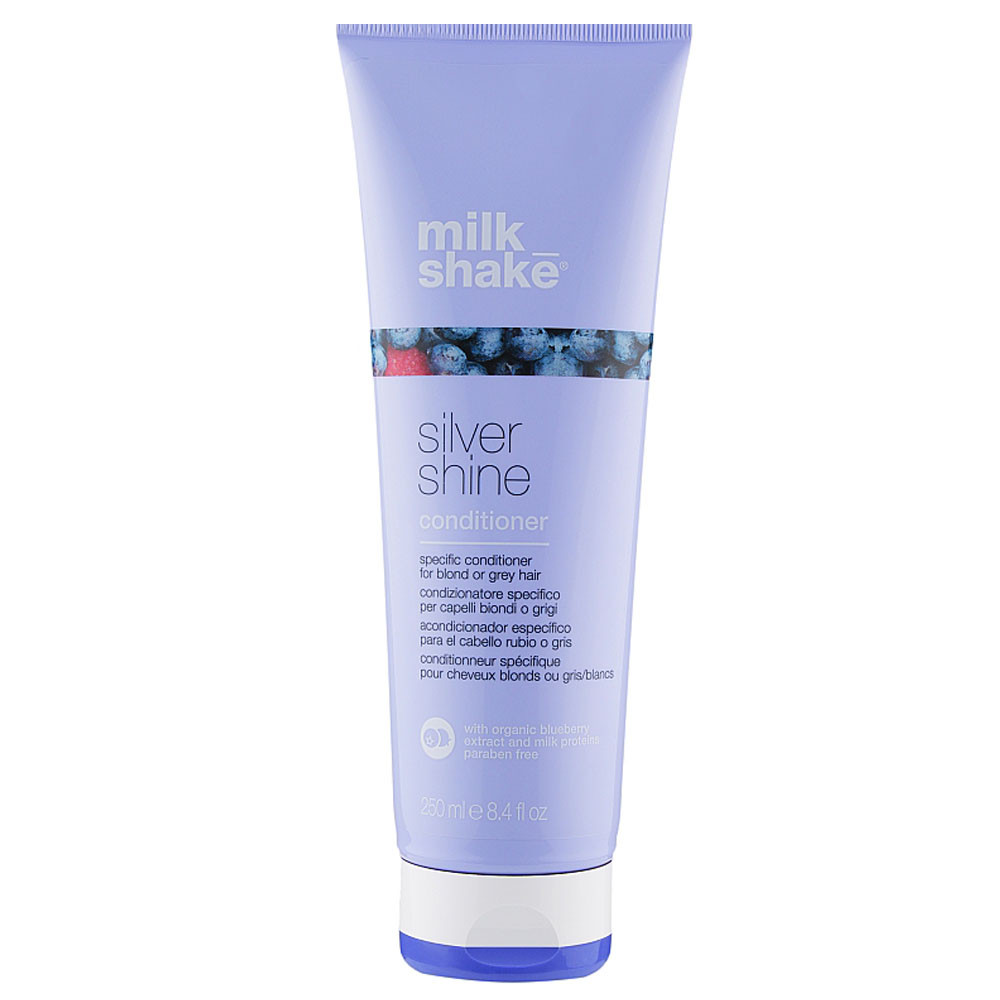 Кондиціонер для освітленого та сивого волосся Silver Shine Milk Shake, 250 мл на beauty-prof.com Кондиціонер для освітленого та сивого волосся Silver Shine Milk Shake, 250 мл