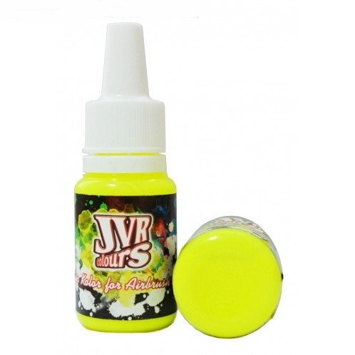 Краска для аэрографии JVR Revolution kolor, FLUO 10мл желтая №401