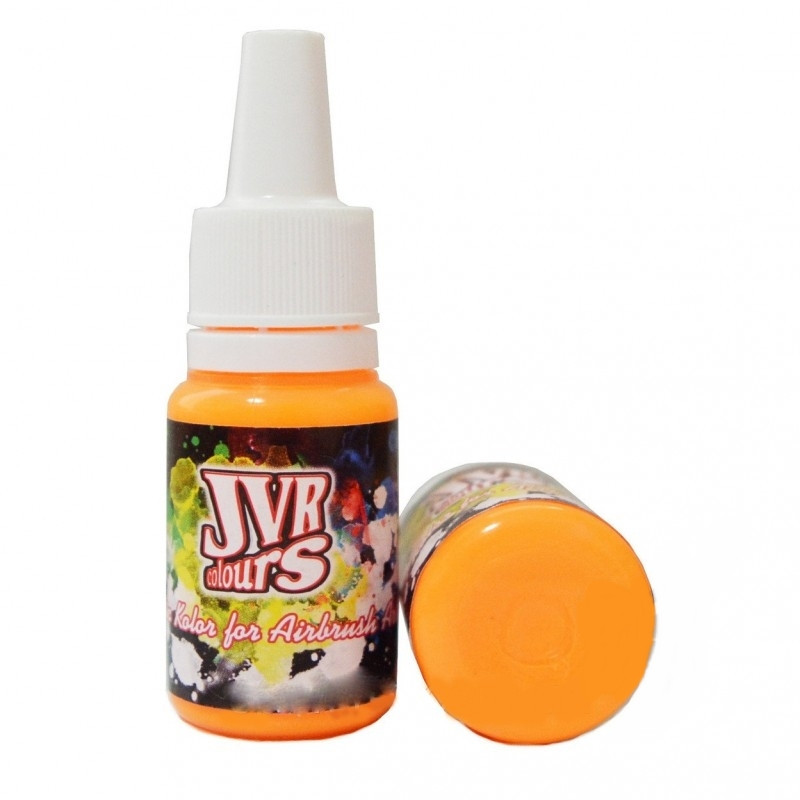Краска для аэрографии JVR Revolution kolor, FLUO 10мл оранж №402