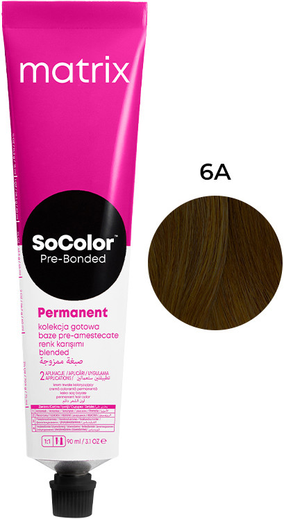 Крем-фарба для волосся PRE Bonded Socolor.beauty 6A Matrix, 90 мл