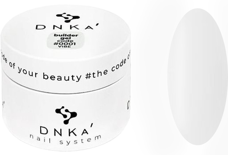 Гель для нарощування Builder Gel New Formula №0001 DNKa, 30 мл