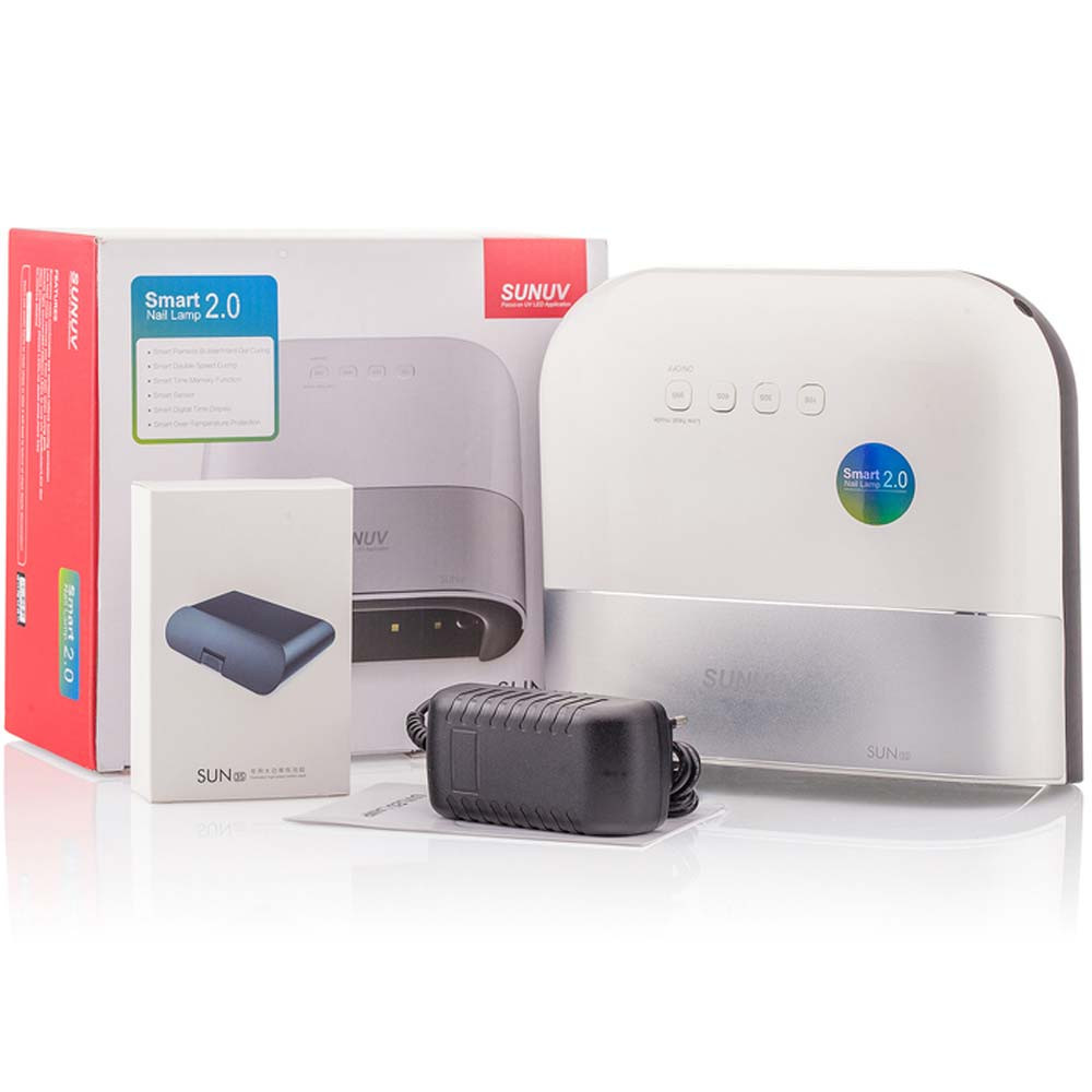 Лампа LED+UV Lamp SUNUV SUN 3S 48W акумулятор, біла оригінал Фото 5