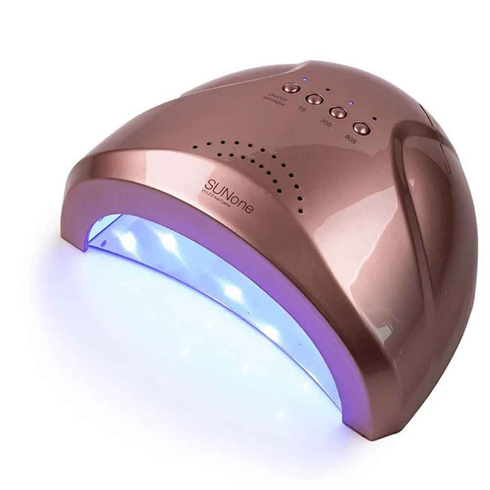 лампа для манікюру Led+UV Sun One Bronze 48W  Фото 2 