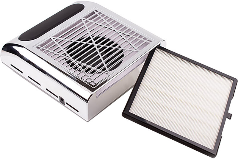 Витяжка манікюрна BQ-858-8 Plus 80w срібло  Фото 3 