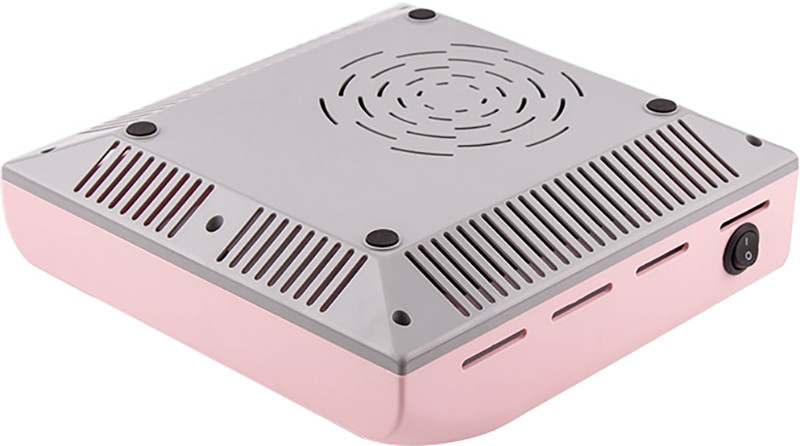 Витяжка манікюрна BQ-858-8 Plus 80w рожева Фото 2